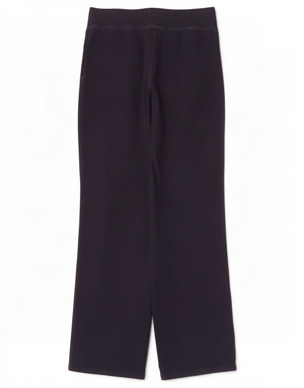 Marks & Spencer Womens Tracksuit Trousers UK 10 Small Navy Blue Cotton