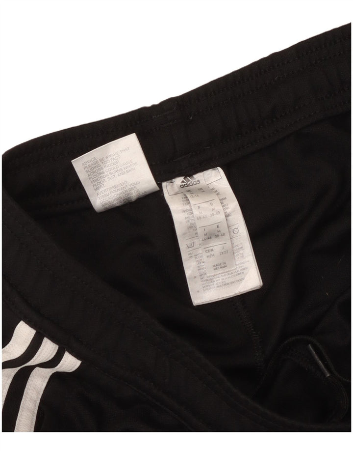 Adidas Womens Aeroready Tracksuit Trousers UK 12/14 Medium Black Polyester