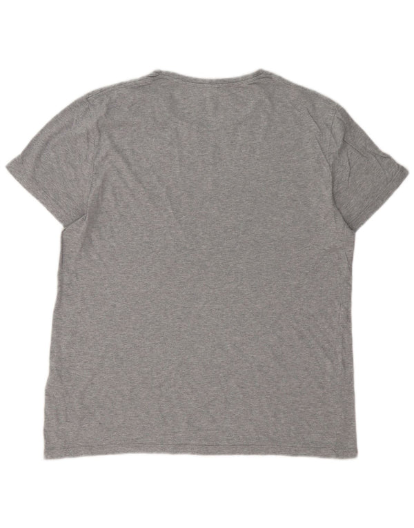 Jack Wills Mens T-Shirt Top Medium Grey Flecked Cotton
