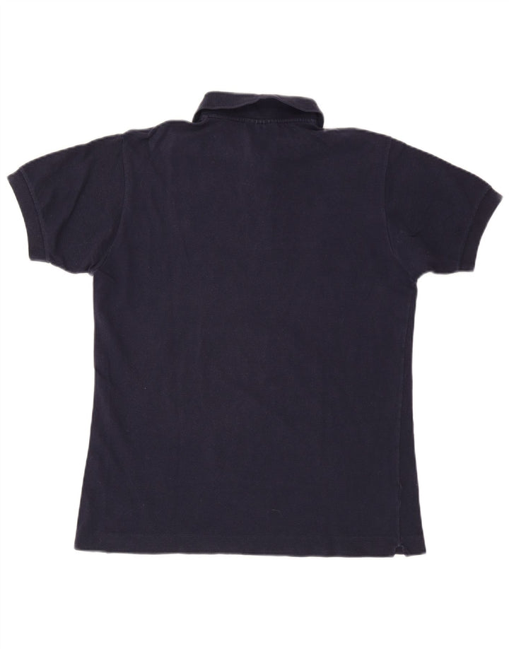 LACOSTE Mens Polo Shirt Size 4 Medium Navy Blue Cotton