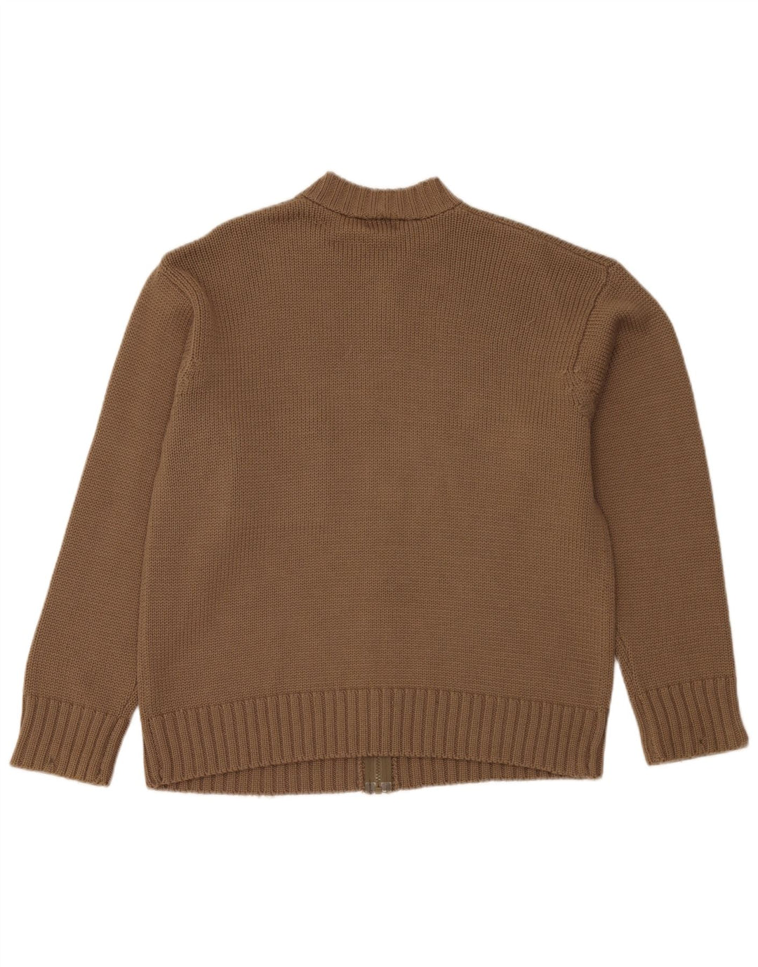 Paul Smith Womens Cardigan Sweater UK 20 2XL Beige Wool