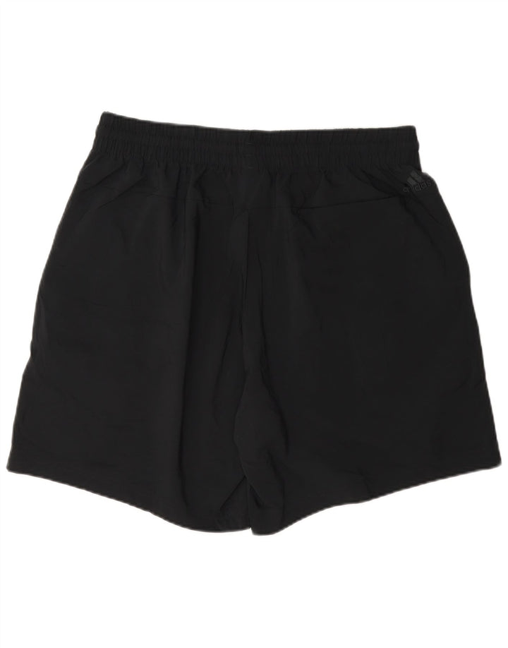 Adidas Mens Graphic Sport Shorts Large Black Polyester