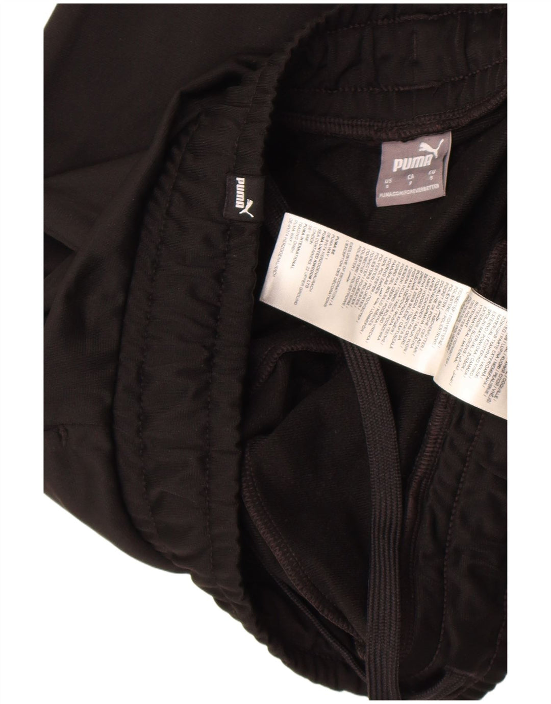 Puma Womens Tracksuit Trousers UK 10 Small  Black Polyester