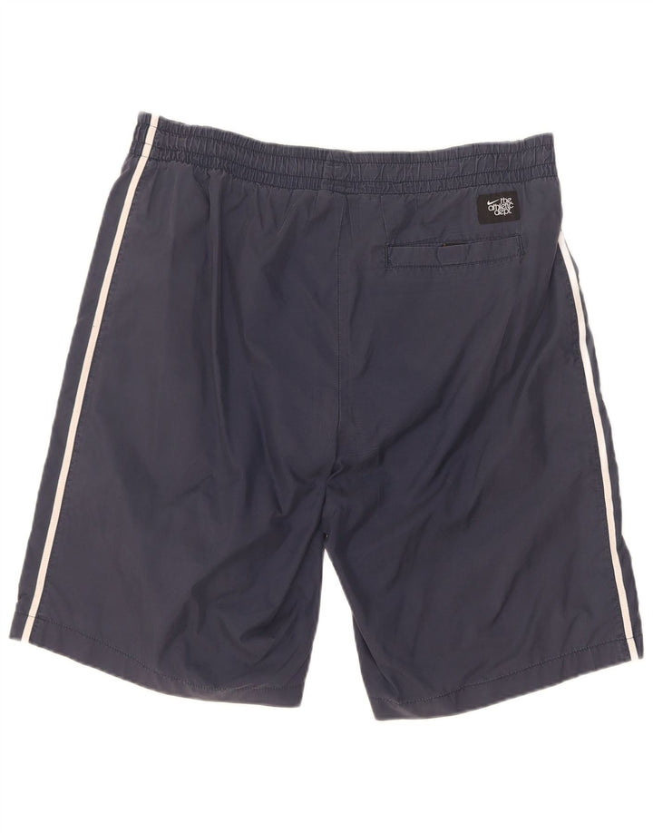 The North Face Mens Sport Shorts Large  Navy Blue Nylon