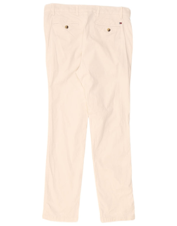 Tommy Hilfiger Mens Slim Chino Trousers W34 L32 White