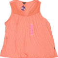 EDDIE BAUER Womens Vest Top UK 20 2XL Pink Cotton Vintage Eddie Bauer and Second-Hand Eddie Bauer from Messina Hembry 