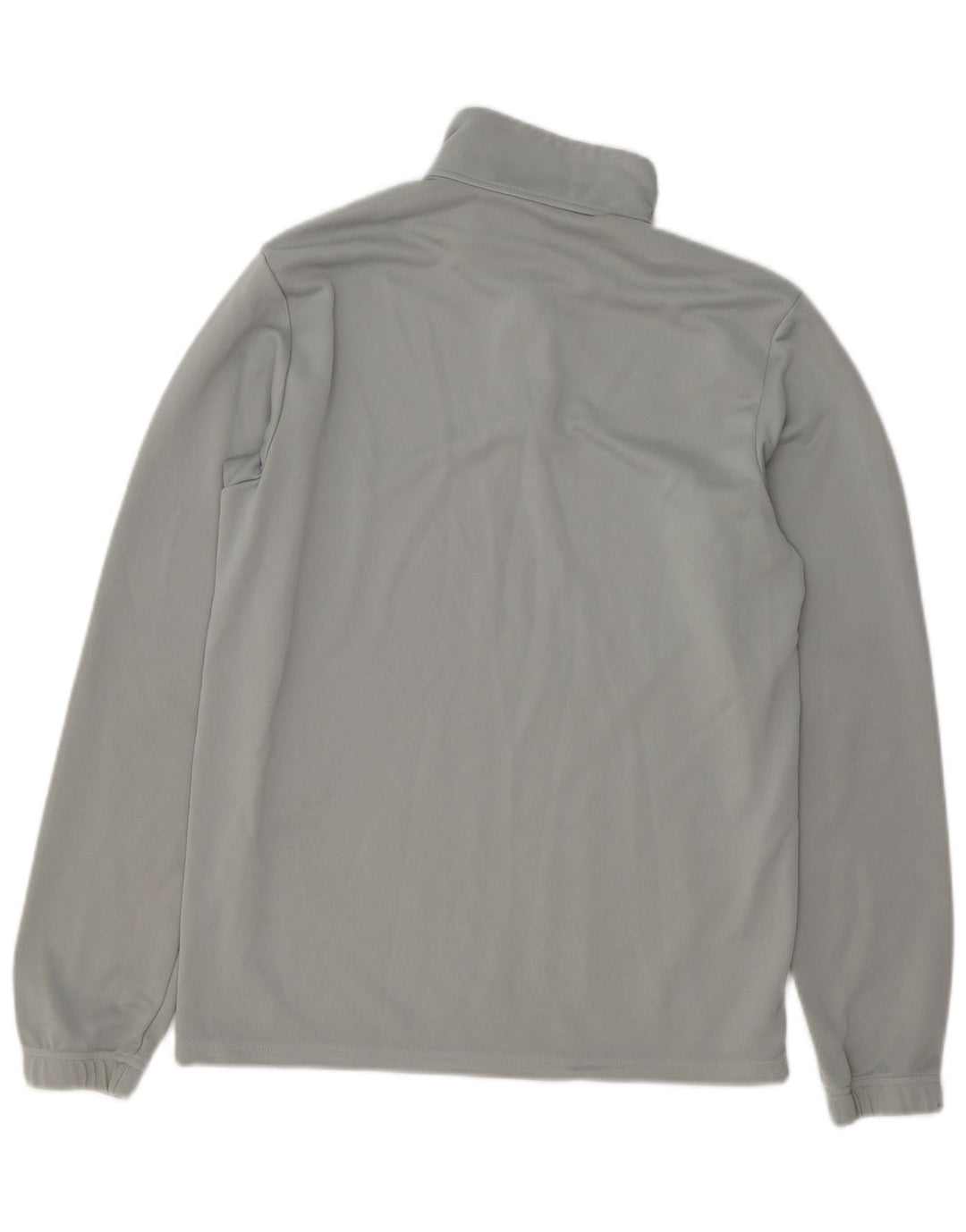 Adidas Mens Aeroready Zip Neck Pullover Tracksuit Top Medium Grey Polyester