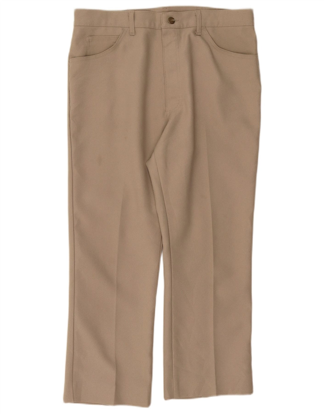 LEE Mens Straight Casual Trousers W36 L26 Beige Polyester