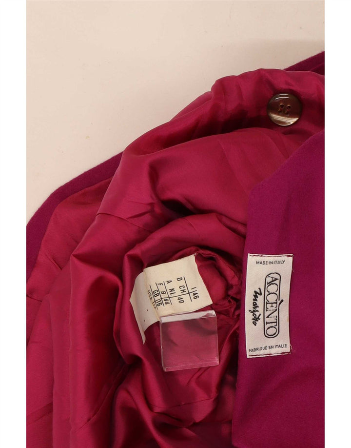 Accento By Marzotto Womens Double Breasted Blazer Jacket UK 16 Large  Pink