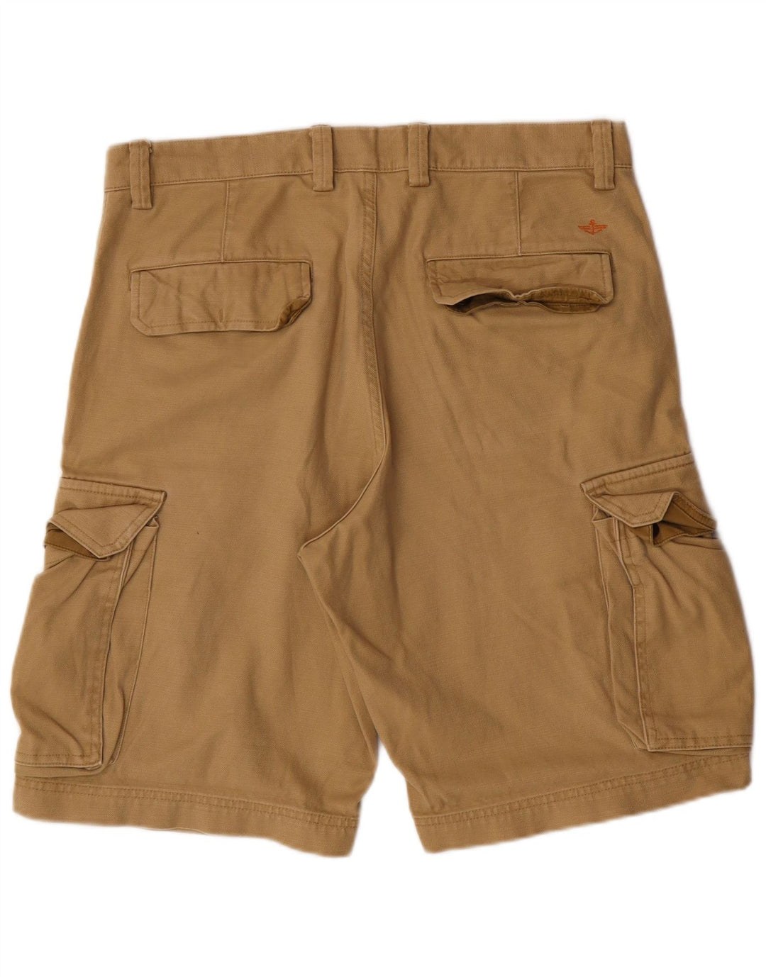 DOCKERS Mens Cargo Shorts W32 Medium  Beige Cotton