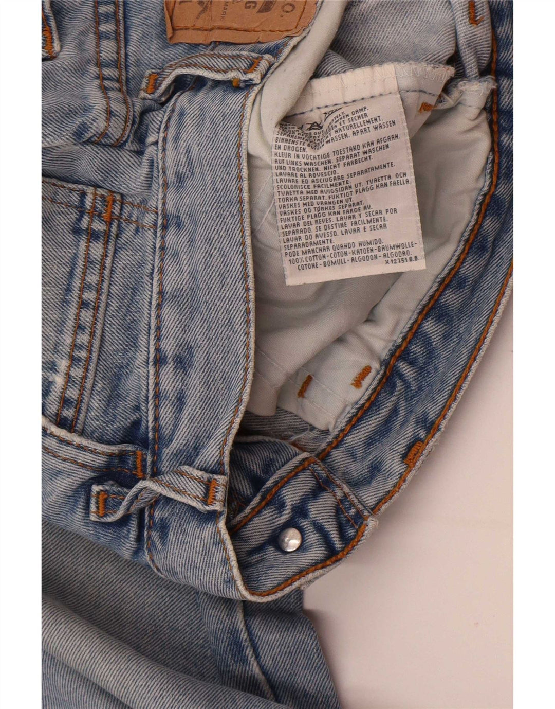 Levi's Mens Straight Jeans W31 L28 Blue Cotton
