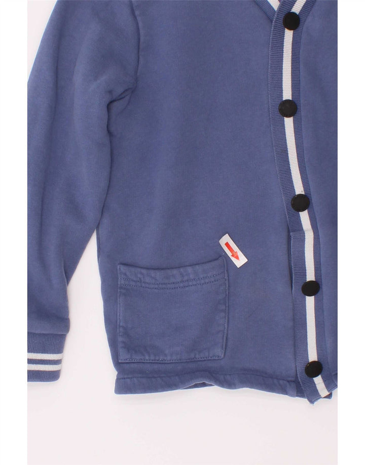 Ted Baker Boys Graphic Tracksuit Top Jacket 5-6 Years Blue Cotton