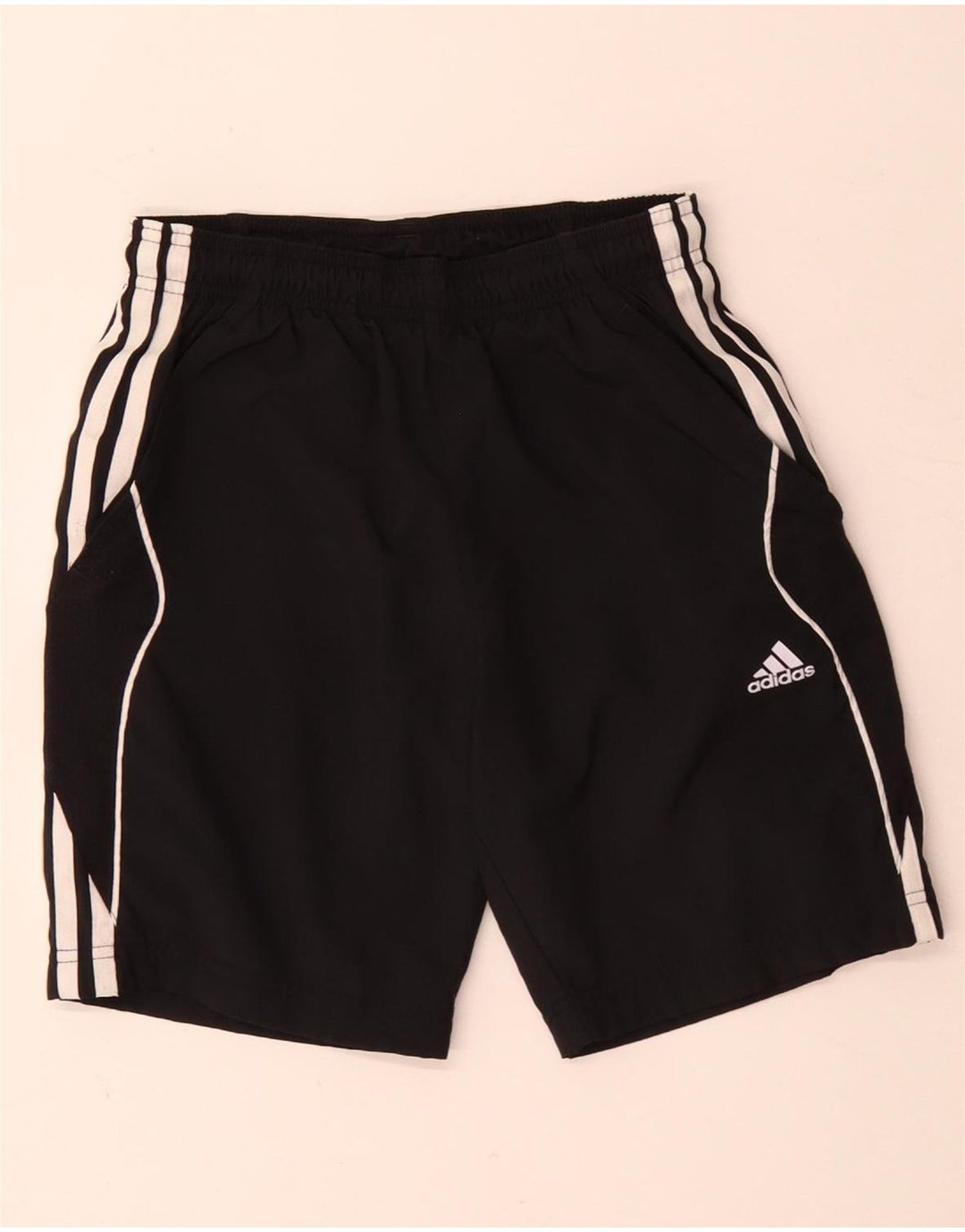 Adidas Boys Sport Shorts 9-10 Years Black Polyester