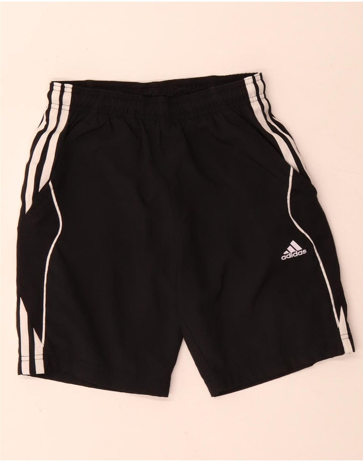 Adidas Boys Sport Shorts 9-10 Years Black Polyester