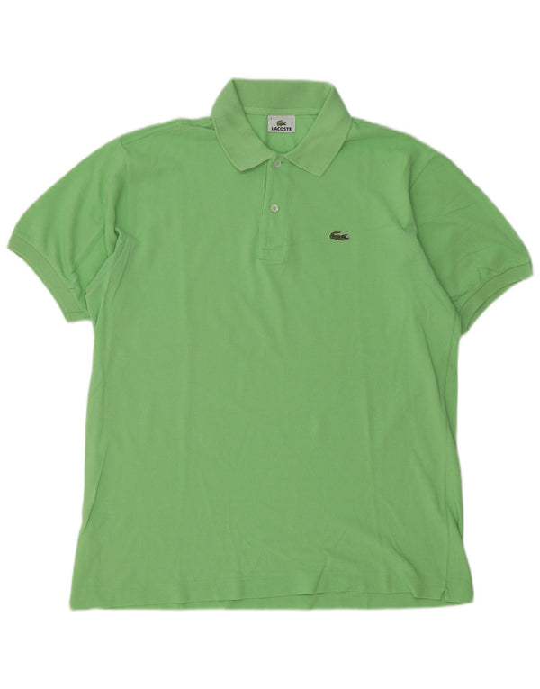 Lacoste Mens Polo Shirt Size 5 Large Green Cotton