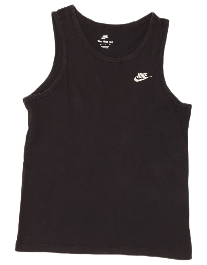 Nike Mens Vest Top Small Black Cotton