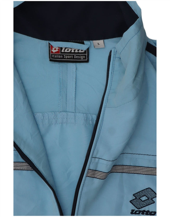 Lotto Mens Tracksuit Top Jacket Large Blue