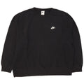 Nike Mens Sweatshirt Jumper 2XL Black Cotton