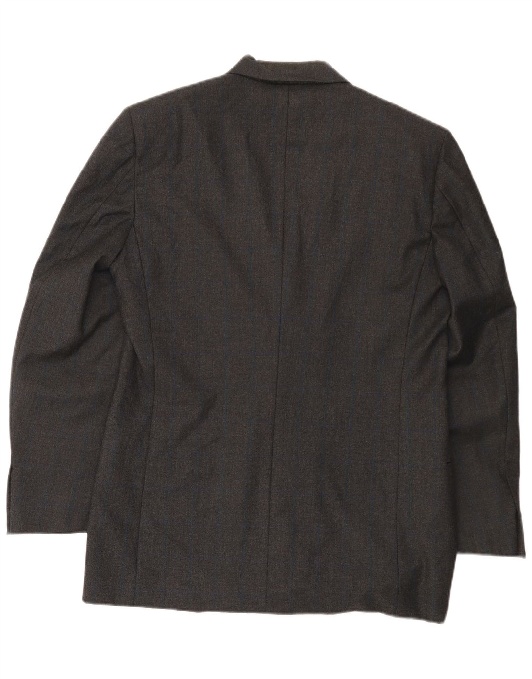 Verri Mens Double Breasted Blazer Jacket IT 48 Medium Grey Wool