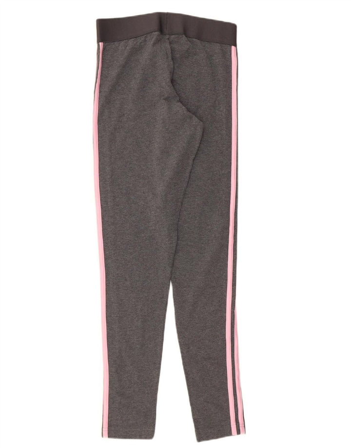 ADIDAS Womens Leggings UK 8/10 Small  Grey