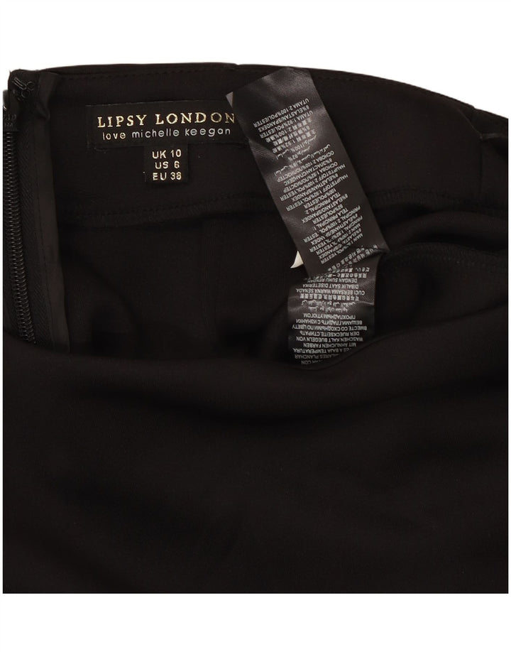 Lipsy Womens Pencil Skirt UK 10 Small W27  Black Polyester