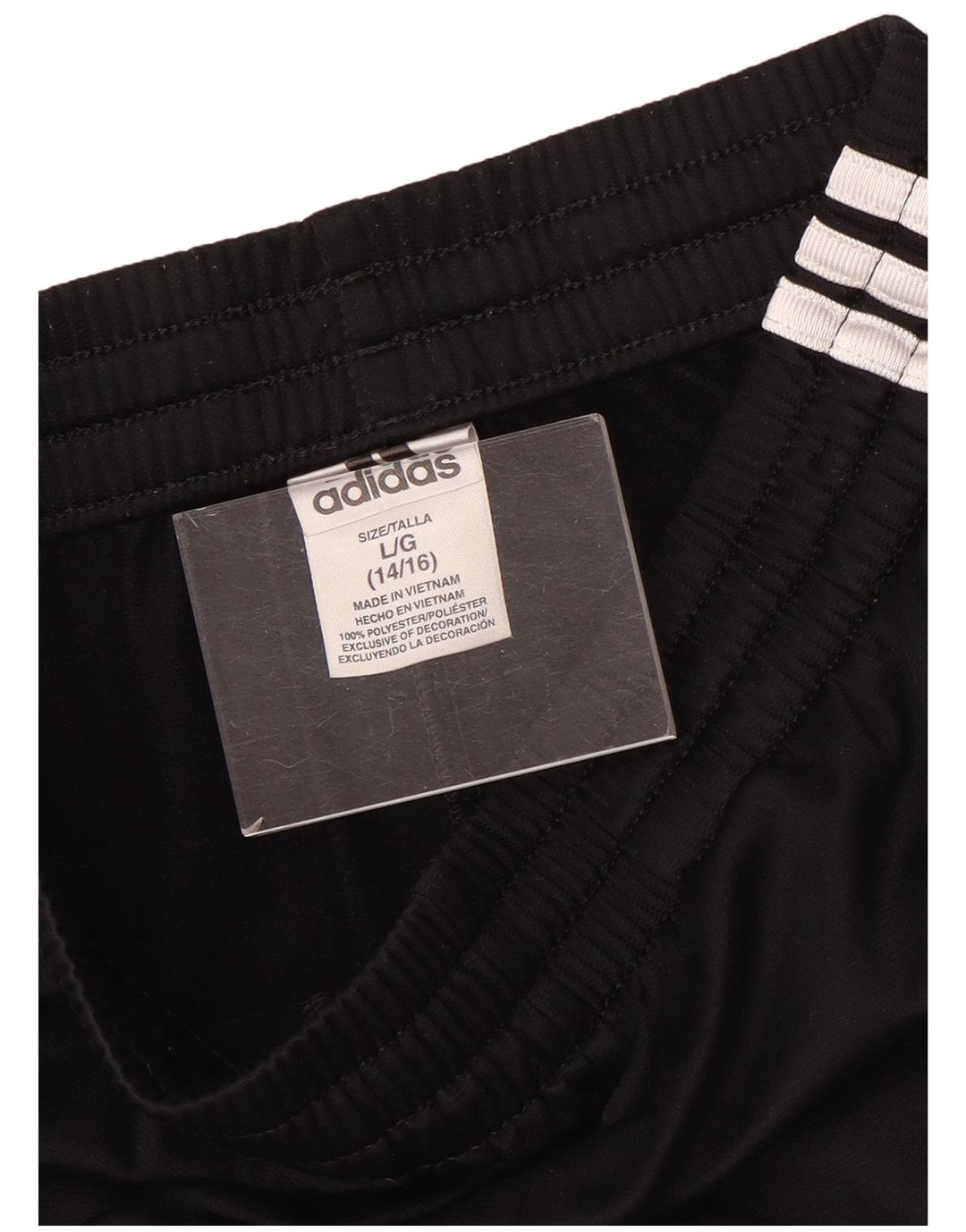 Adidas Boys Tracksuit Trousers 12-13 Years Large Black