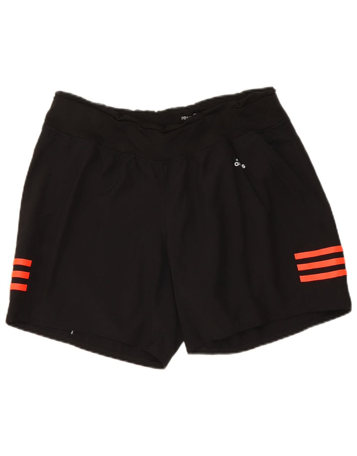 Adidas Womens Climalite Sport Shorts UK 8/10 Small  Black Polyester