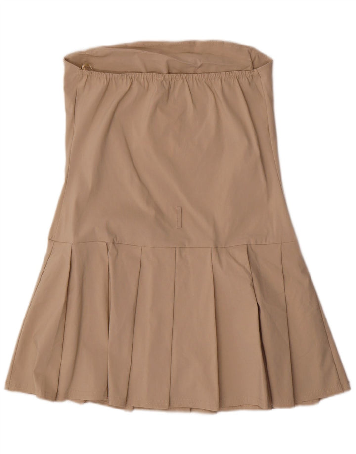 Quiz Womens Strapless Playsuit UK 16 Large Beige Viscose