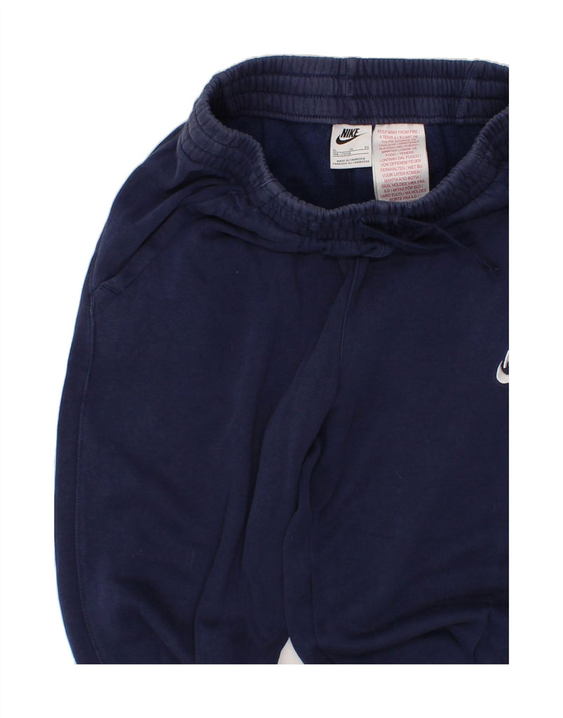 NIKE Boys Tracksuit Trousers Joggers 13-14 Years XL Navy Blue Cotton Vintage Nike and Second-Hand Nike from Messina Hembry 