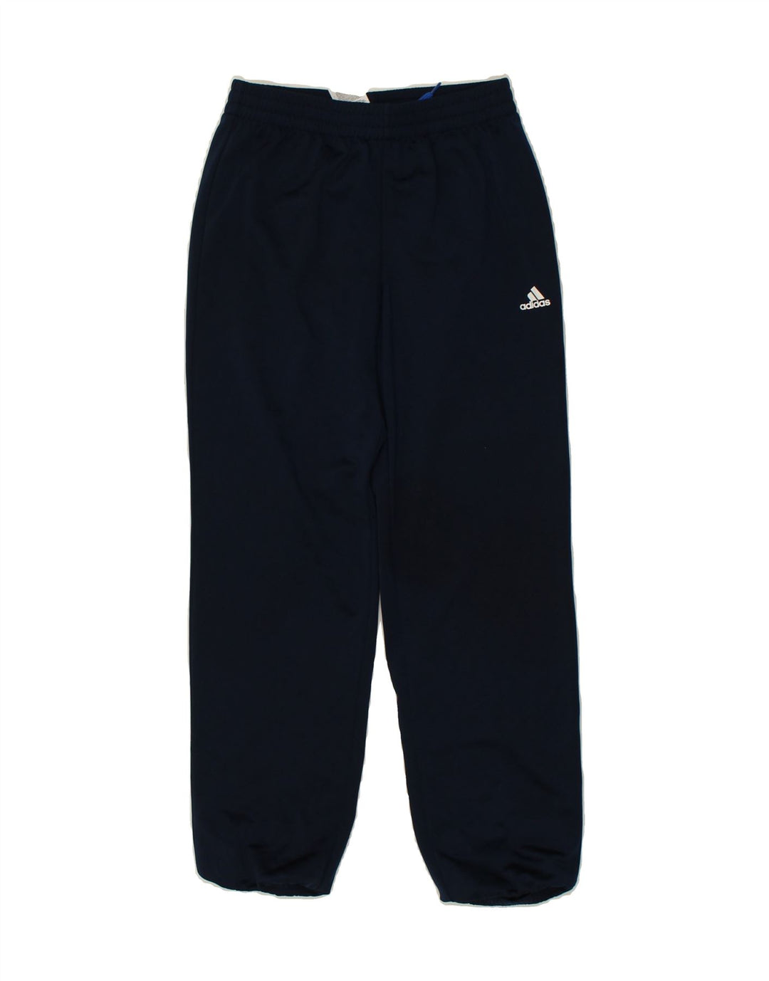ADIDAS Boys Tracksuit Trousers 11-12 Years Navy Blue Polyester | Vintage Adidas | Thrift | Second-Hand Adidas | Used Clothing | Messina Hembry 