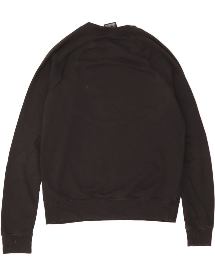 NIKE Mens Graphic Sweatshirt Jumper Small Black Cotton Vintage Nike and Second-Hand Nike from Messina Hembry 