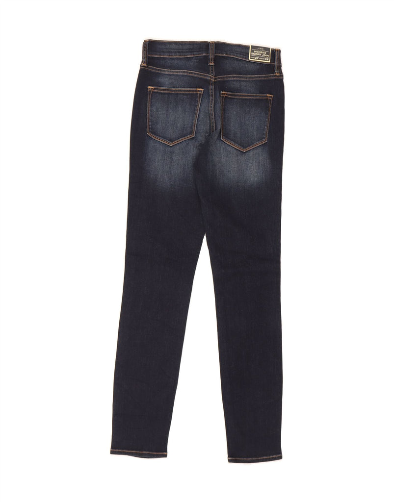 J. CREW Womens High Rise Skinny Jeans W26 L29 Navy Blue Cotton Vintage J. Crew and Second-Hand J. Crew from Messina Hembry 