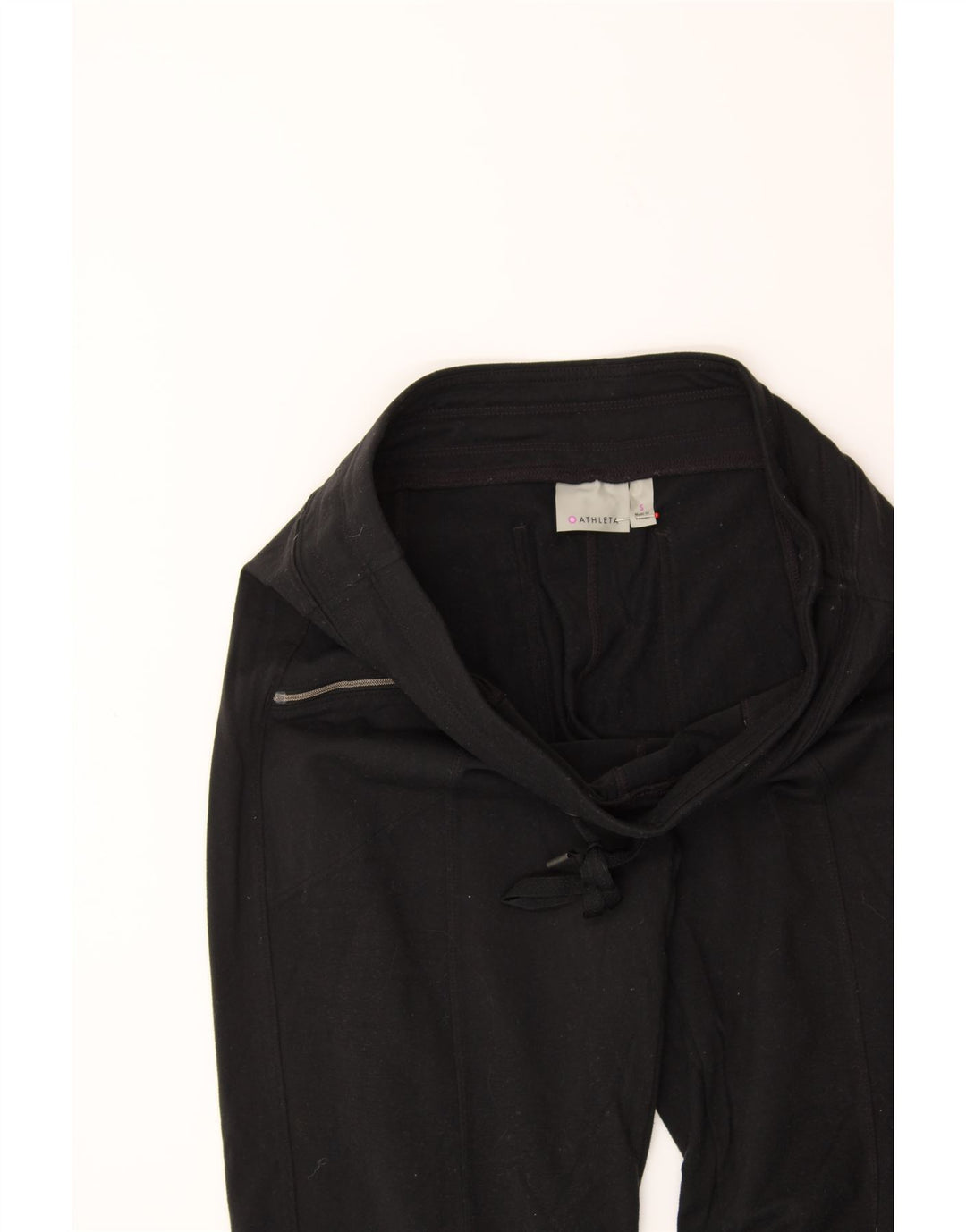 ATHLETA Womens Tracksuit Trousers Joggers UK 10 Small  Black Nylon Vintage Athleta and Second-Hand Athleta from Messina Hembry 