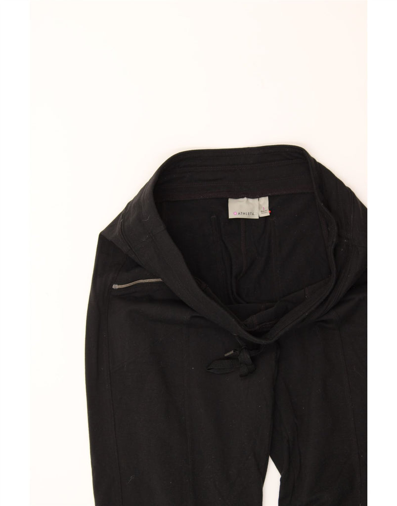 ATHLETA Womens Tracksuit Trousers Joggers UK 10 Small  Black Nylon Vintage Athleta and Second-Hand Athleta from Messina Hembry 