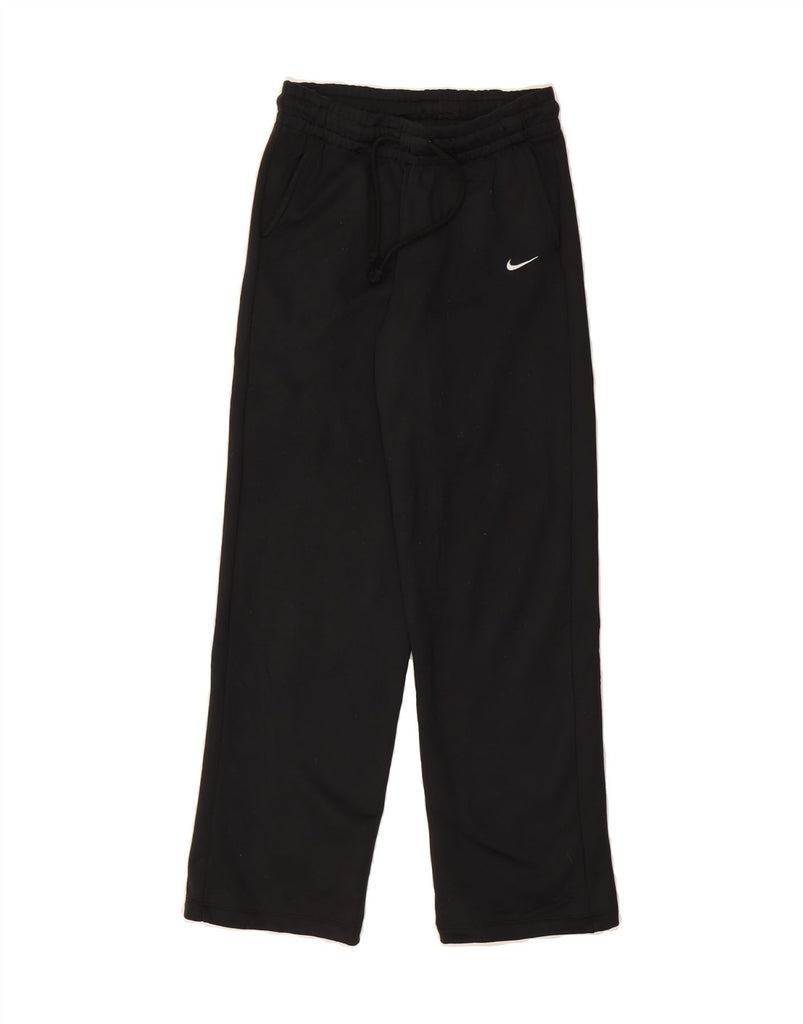 NIKE Womens Dri Fit Tracksuit Trousers UK 6 XS  Black Polyester Vintage Nike and Second-Hand Nike from Messina Hembry 