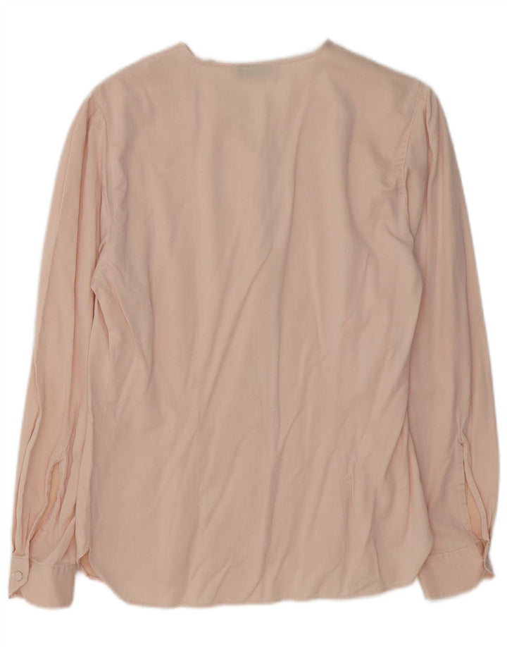 Vintage Womens Shirt Blouse IT 44 Medium Pink Cotton