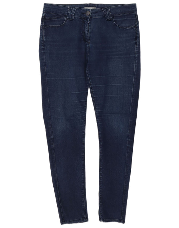 Marks & Spencer Womens Jegging Jeans UK 14 Medium W32 L28 Navy Blue Cotton