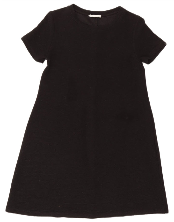 ZARA Womens A-Line Dress UK 12 Medium Black