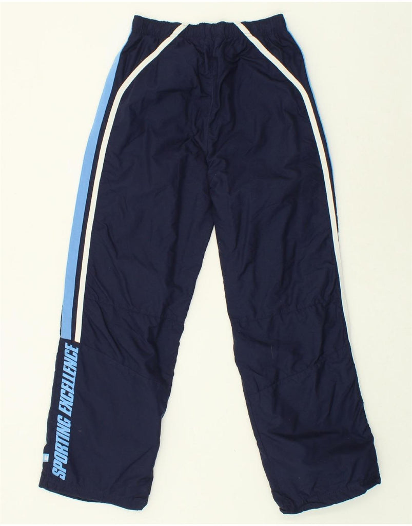 NIKE Boys Graphic Tracksuit Trousers 12-13 Years Large Navy Blue Nylon Vintage Nike and Second-Hand Nike from Messina Hembry 