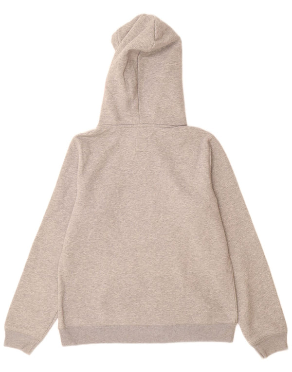 Jack Wills Womens Hoodie Jumper UK 14 Large  Grey Flecked Cotton