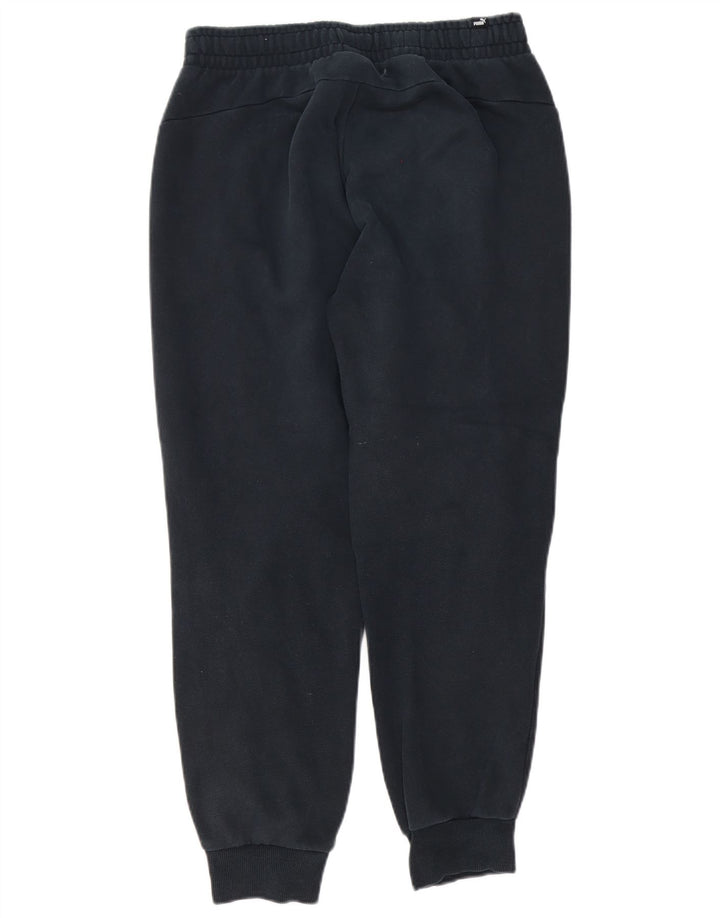 Puma Mens Tracksuit Trousers Joggers Medium Black Cotton