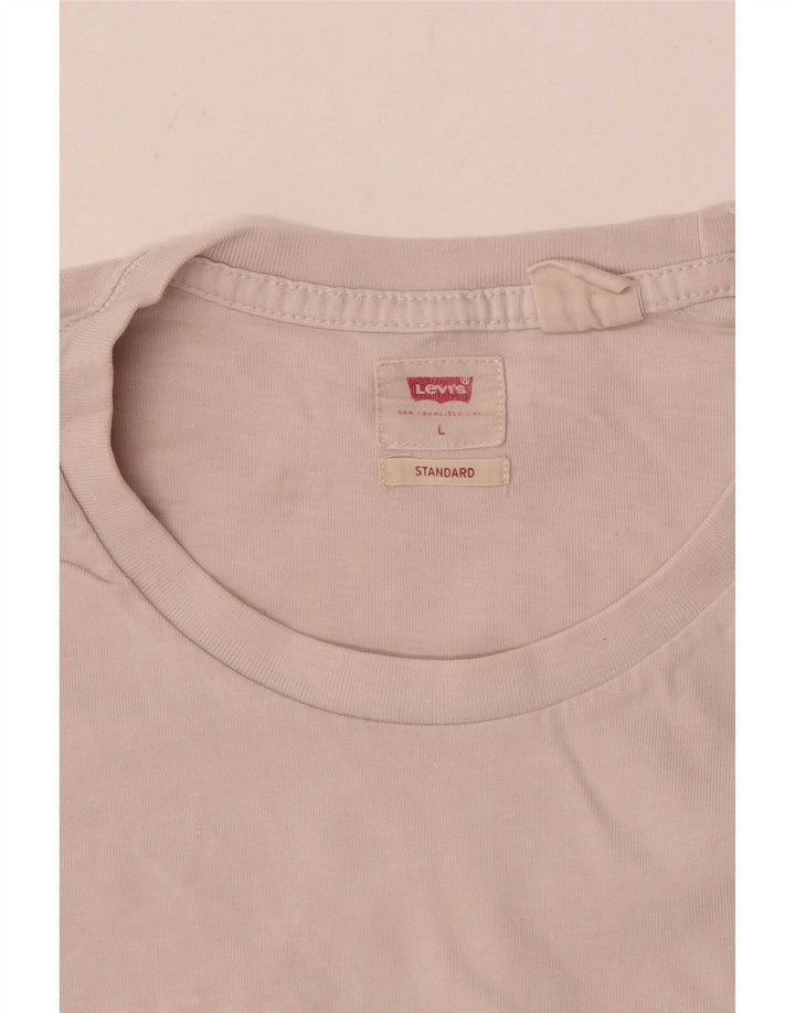 Levi's Mens Standard Fit T-Shirt Top Large Pink