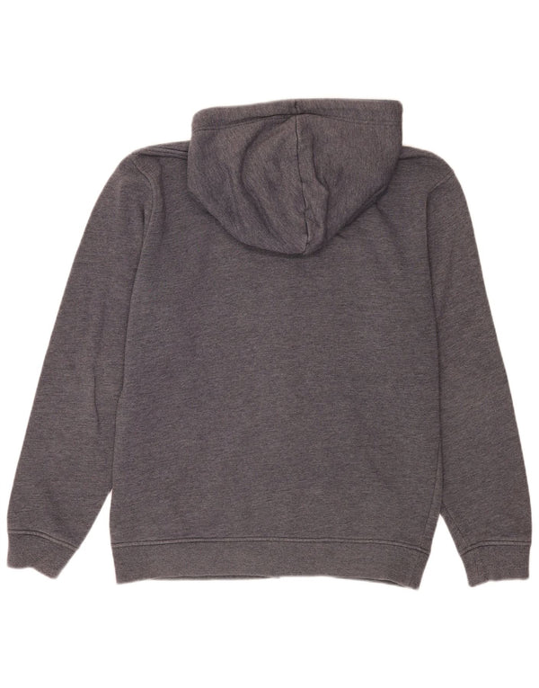 Animal Mens Zip Hoodie Sweater Medium Grey Cotton