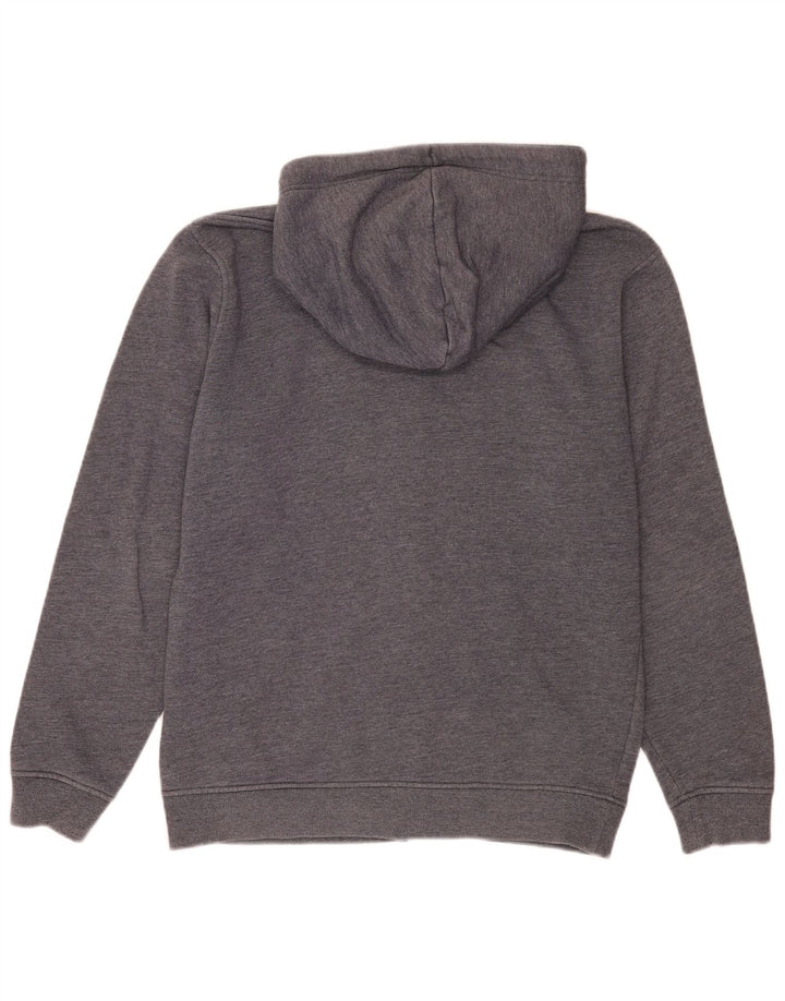 Animal Mens Zip Hoodie Sweater Medium Grey Cotton
