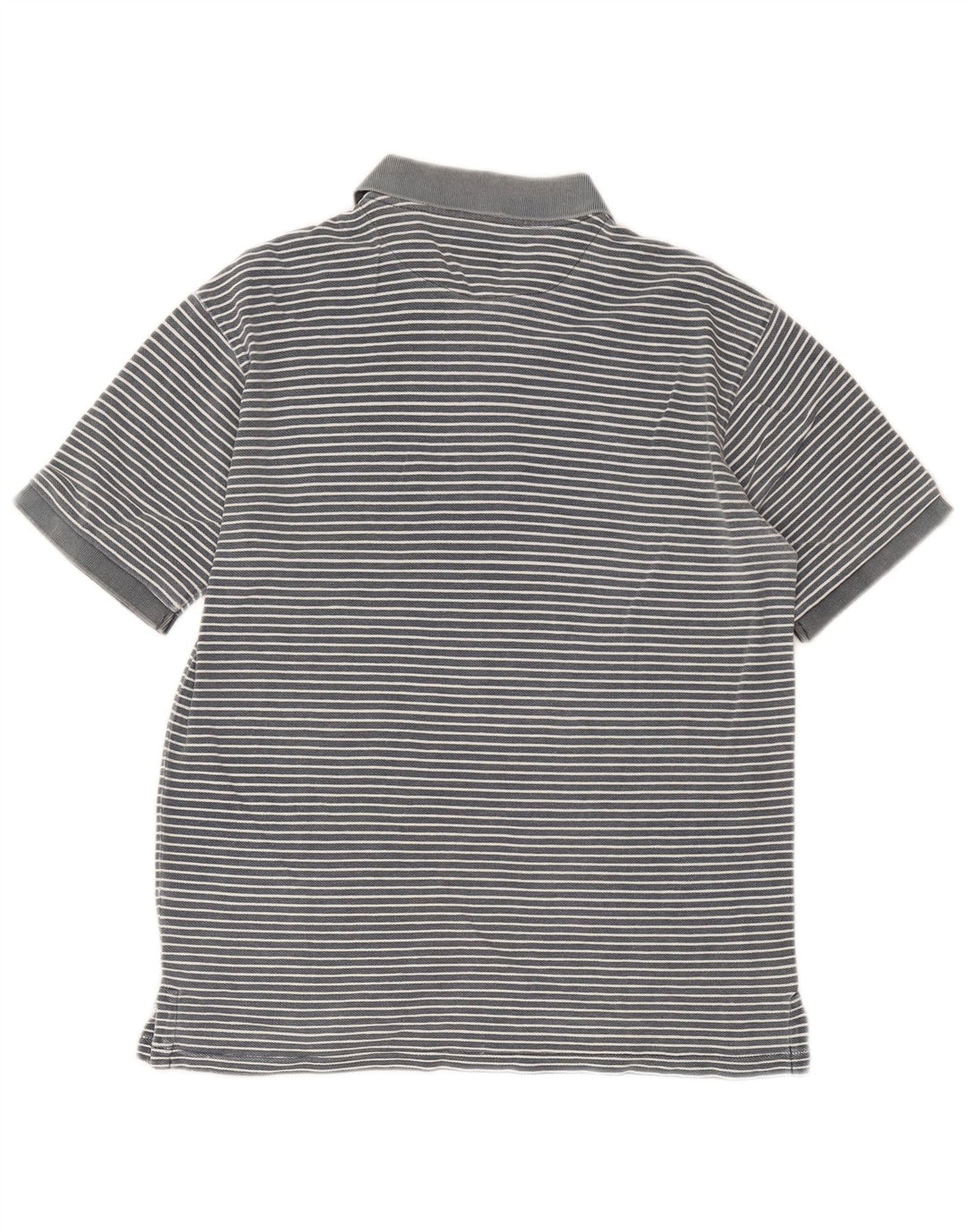 Polo Ralph Lauren Mens Shirt Medium Blue Pinstripe Cotton