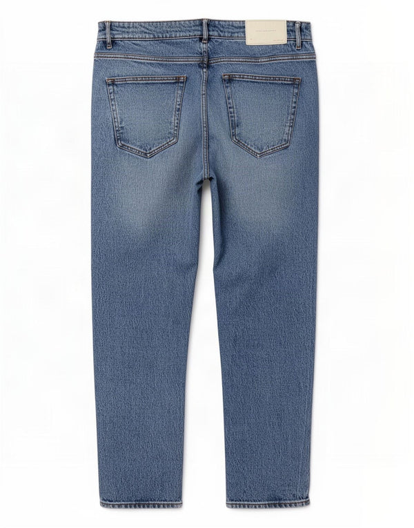 Zara Mens Slim Jeans EU 42 Large W32 L28 Blue Cotton