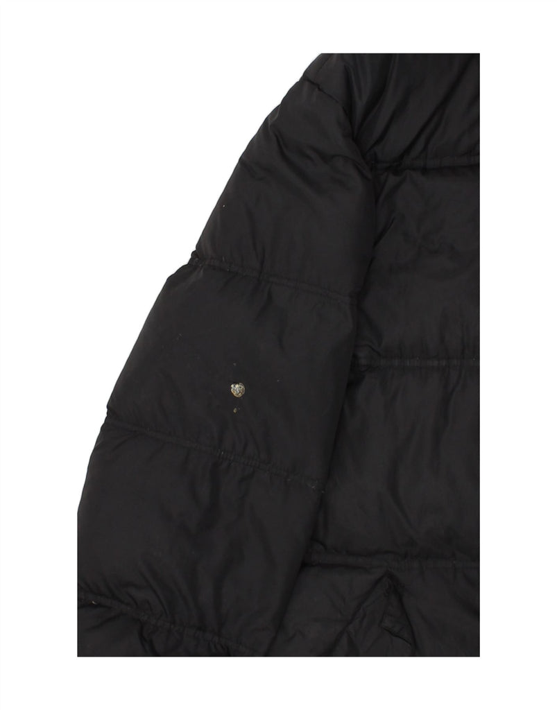 FILA Womens Padded Coat EU 40 Medium Black Polyamide | Vintage Fila | Thrift | Second-Hand Fila | Used Clothing | Messina Hembry 