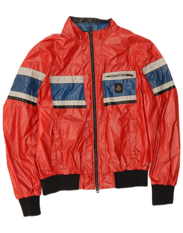 Refrigiwear Womens Rain Jacket UK 18 XL Red Colourblock