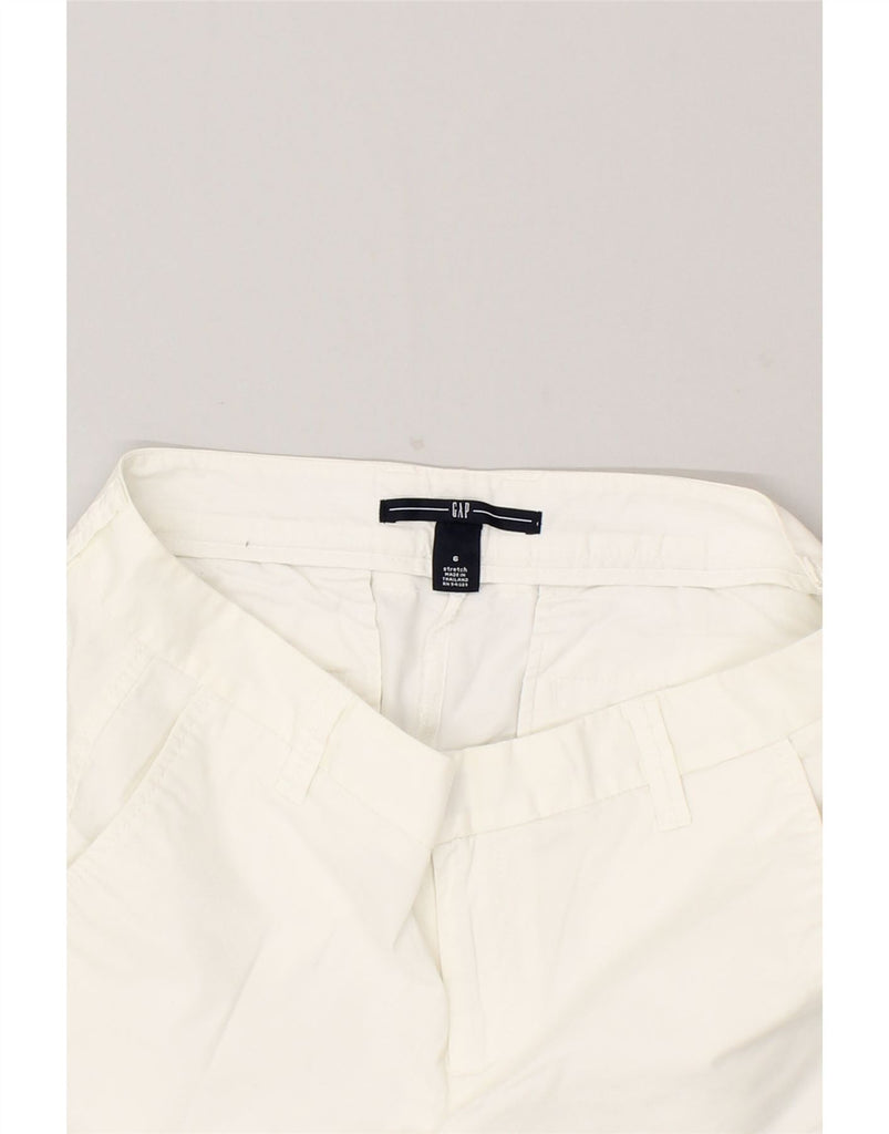 GAP Womens Chino Shorts US 6 Medium W30 White Cotton | Vintage Gap | Thrift | Second-Hand Gap | Used Clothing | Messina Hembry 