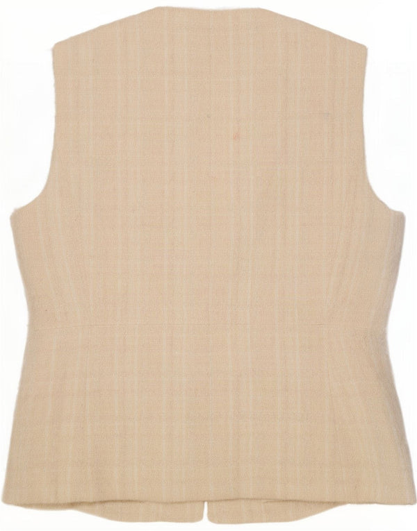Zara Womens Waistcoat UK 16 Large Off White